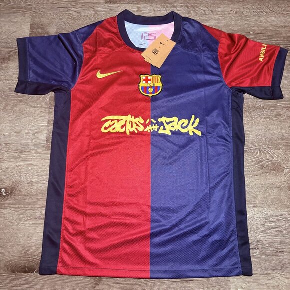 FC Barcelona x Travis Scott Soccer Jersey - Picture 1 of 3